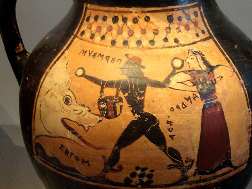 Cetus Andromeda vase
