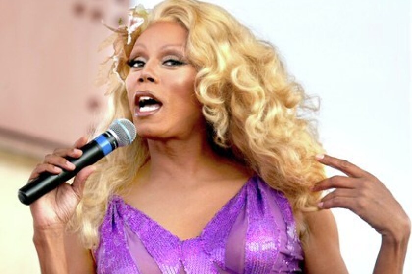 RuPaul performs