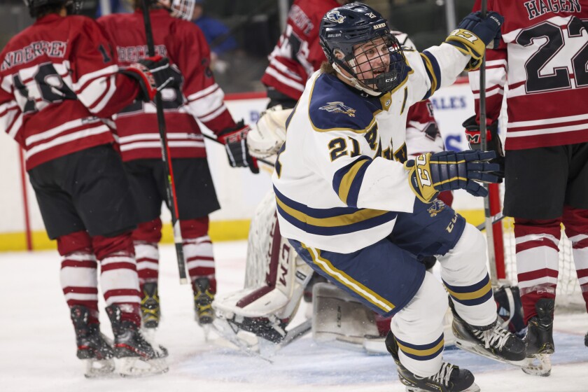 Hermantown scores early to advance to Class A semifinal against New Prague at Xcel Energy Center