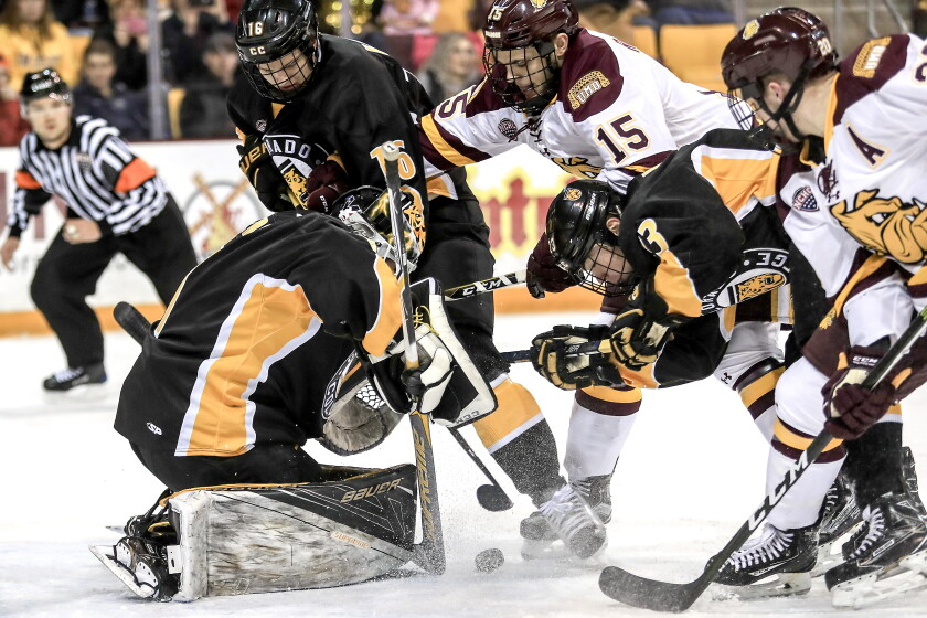 Willie Raskob UMD Bulldogs begin tough stretch of NCHC play this week