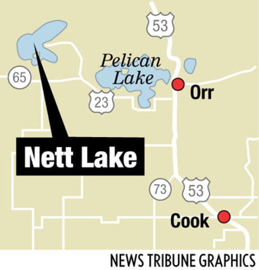 Nett Lake map