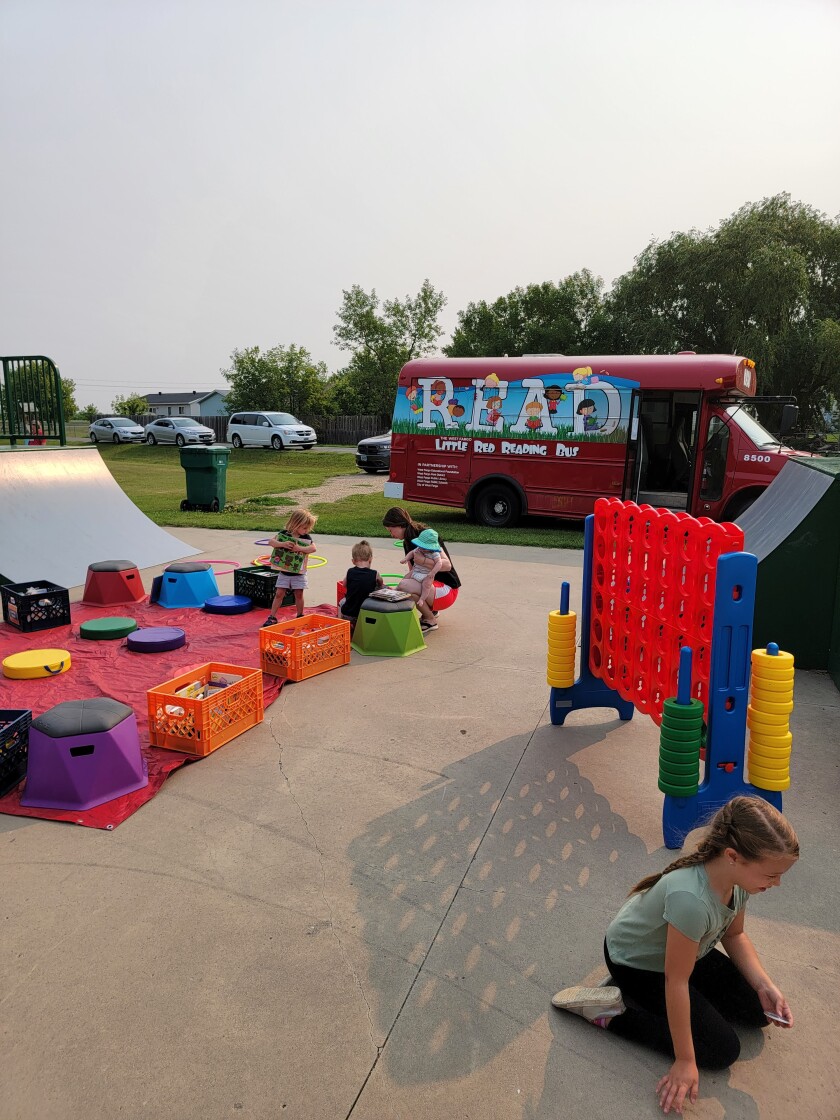 Example of Little Red Reading Bus route stop in Horace (1).jpg