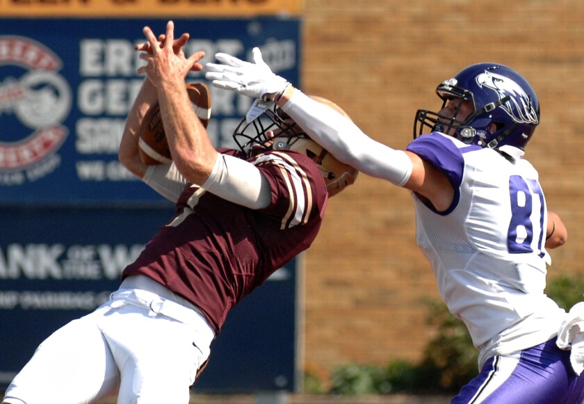 Concordia safety Dallas Raftevold is making the most of his senior season.David Samson / The Forum