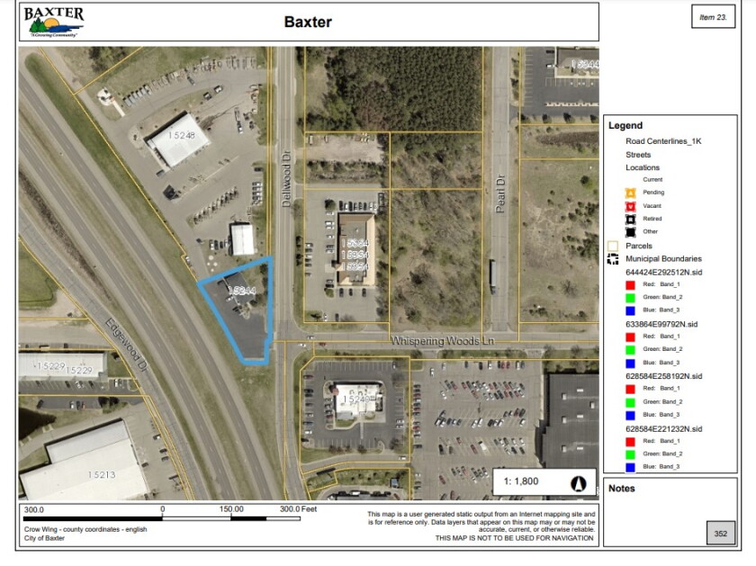 3997 Baxter Rd Baxter approves tree clearing for future commercial development ...