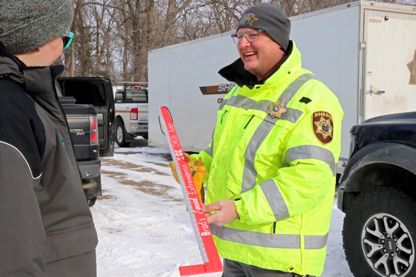 Segeant Ice Checks confirms 2 feet of ice for Brainerd Jaycees Ice Fishing ...
