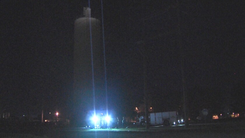 Man rescued after climbing Fargo tower
