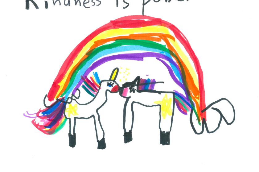 Words to live by. Weather drawing by Kayla Fleischhacker of Mrs. Meyer's third-grade class at Harrison Elementary School.