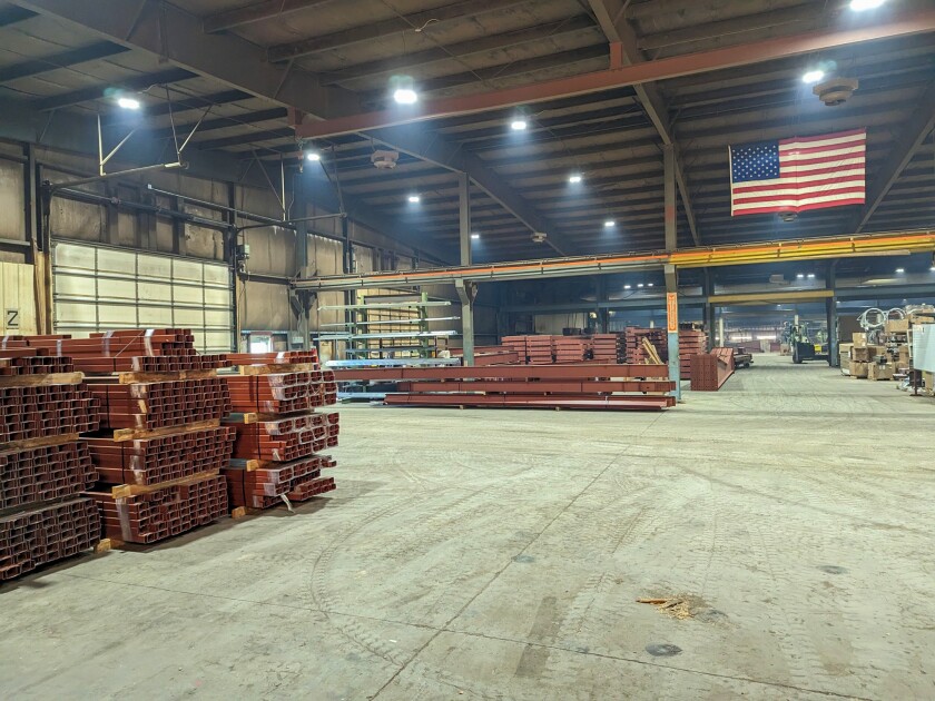 WedgCor brand steel buildings produced in Jamestown Jamestown Sun
