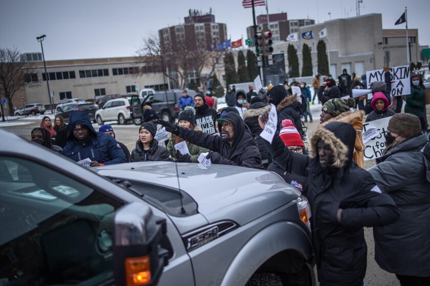 Protesters Rally in Austin for Kokou Christopher Fiafonou
