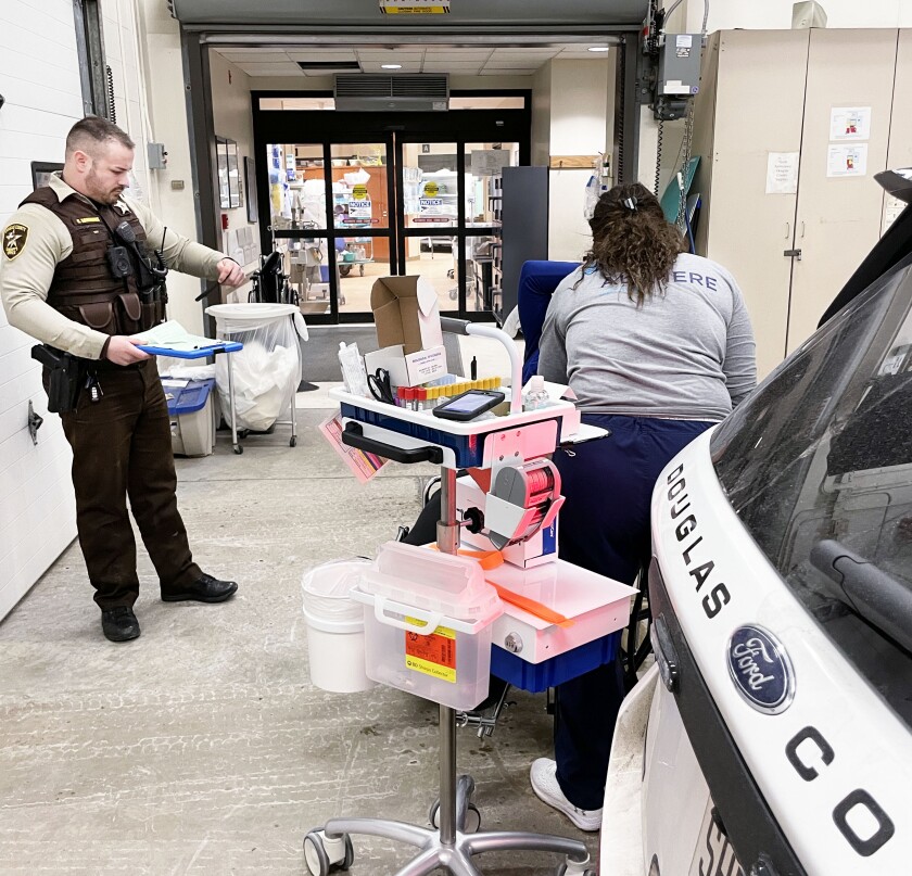 Photos from ride along with sheriff's deputy.