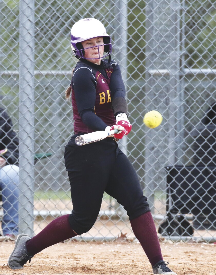 Barnum's Mendota Castonguay swings the bat during the Thursday, May 23, 2019, Section 7A playoff game vs. Mountain Iron-Buhl.
