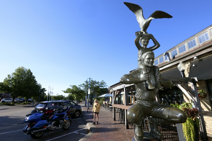 Canal Park public art.