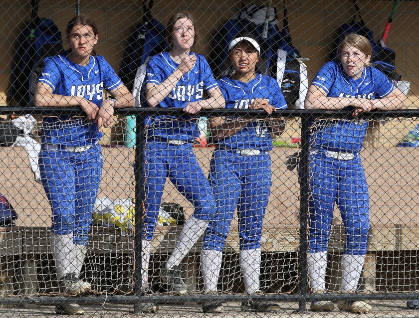 jhs softball dugout watchers 050421