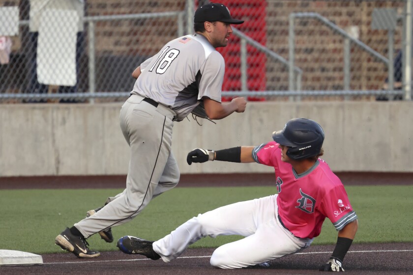 Baseball play.