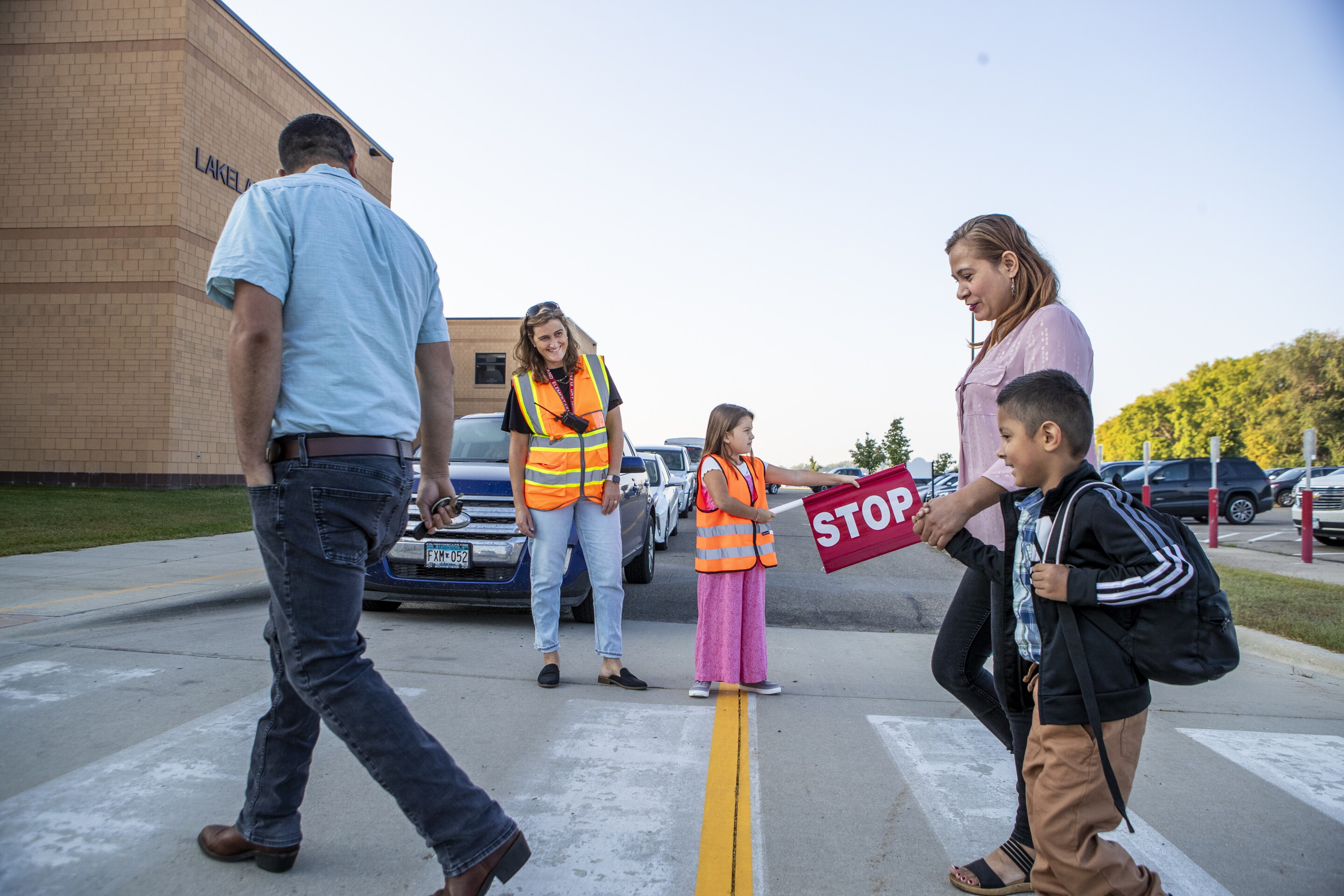 Photos: Youngsters embark on new school year at Lakeland Elementary in ...