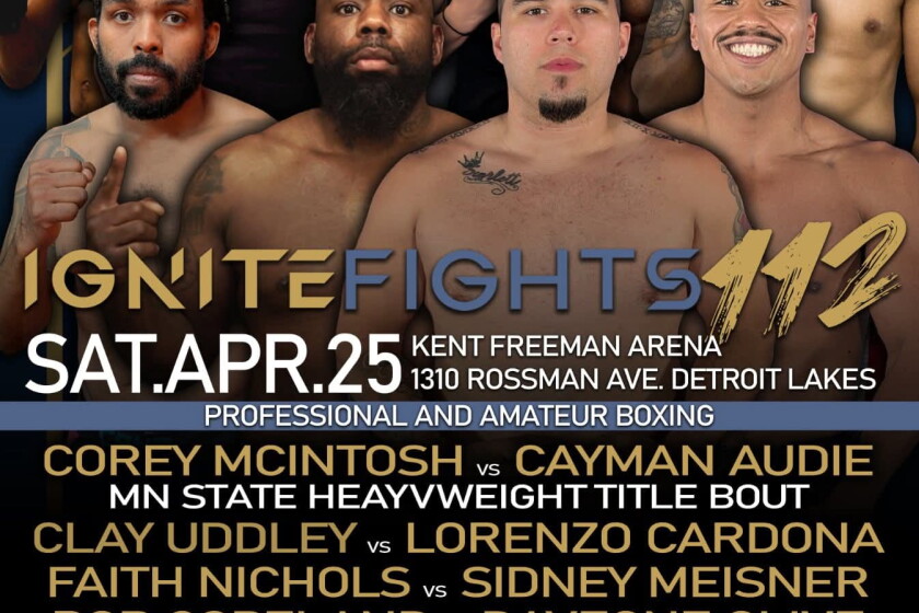 Kent Freeman Heavyweight rivals Corey McIntosh and Cayman Audie rematch headlines ...