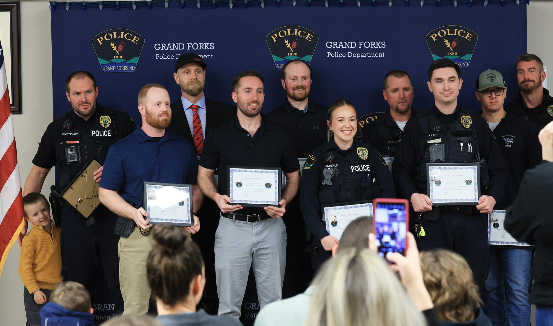 At annual Grand Forks Police Department ceremony, many recognized for ...