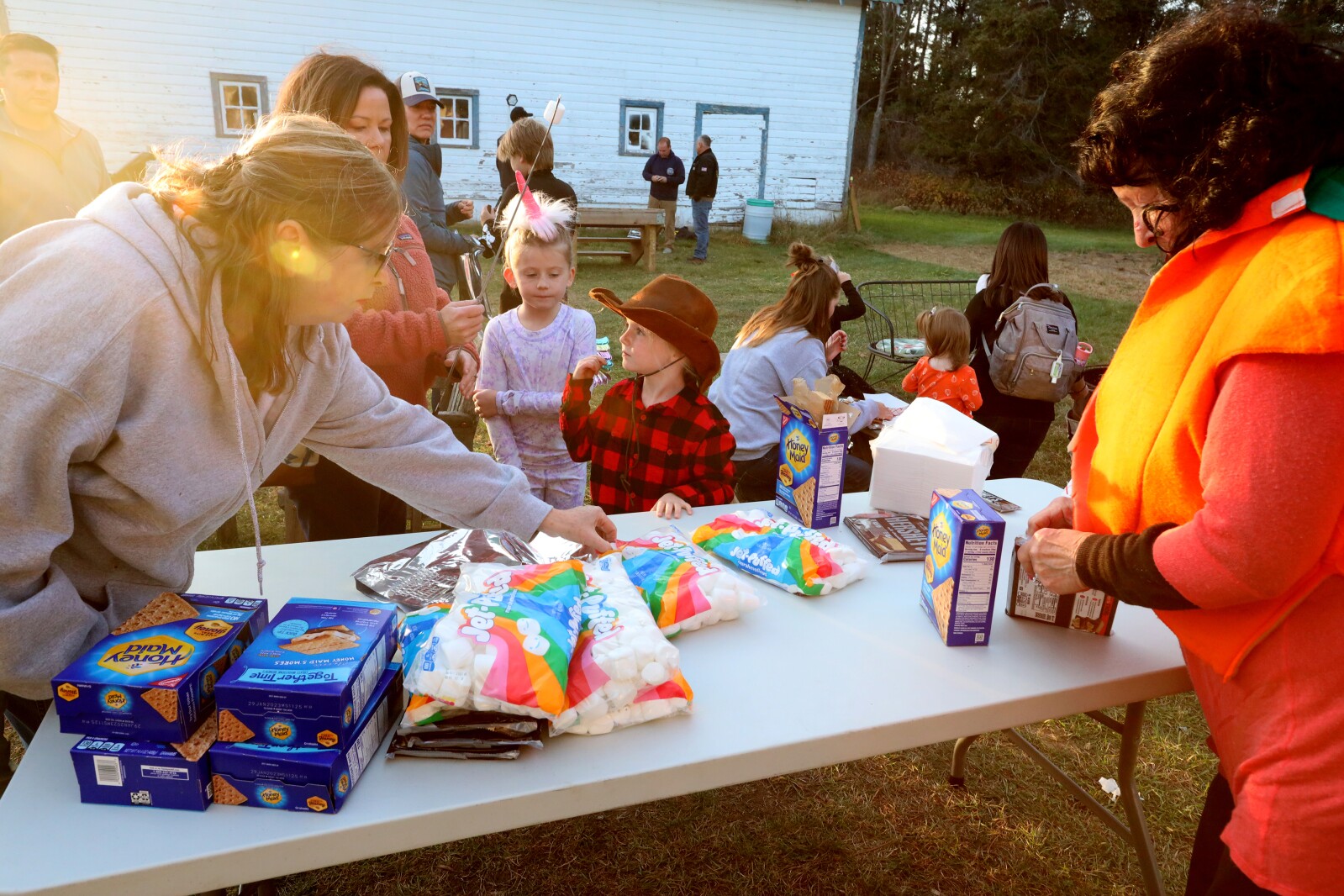 Nisswa Fire Department Haunted Barn and Hayrides on Saturday, Oct. 30, 2022, in Nisswa.