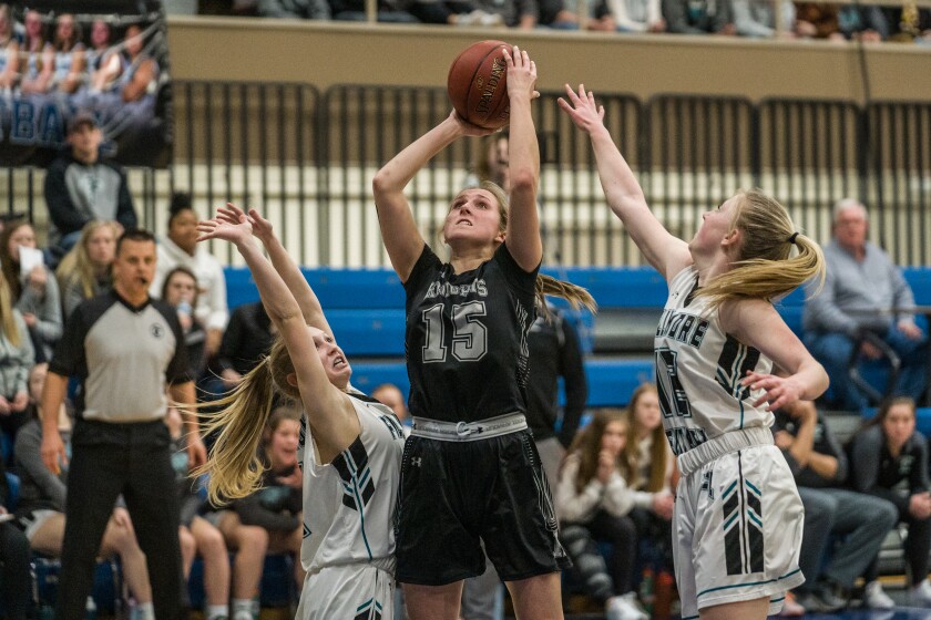 Fillmore Central, Kingsland Section 1A quarterfinal girls basketball