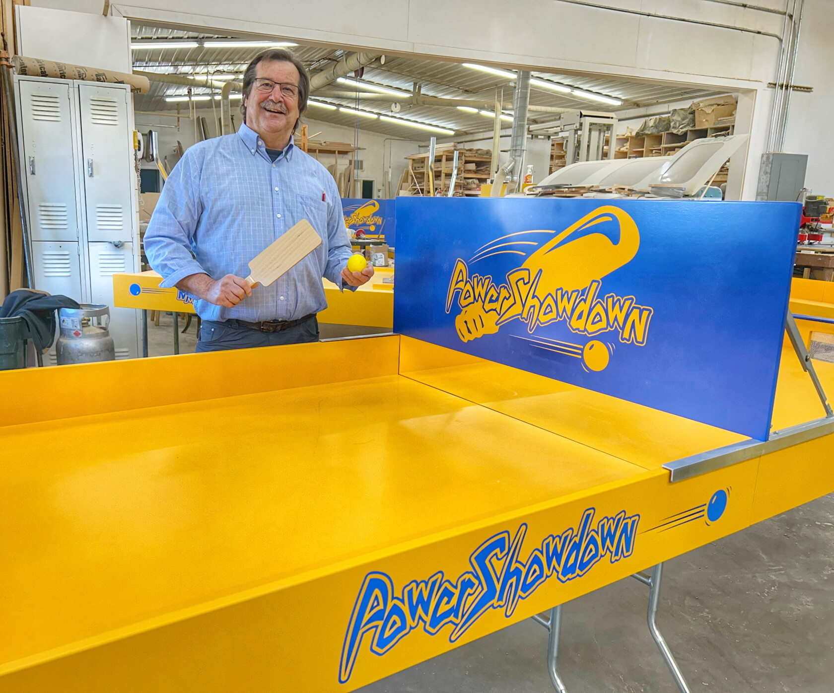 Showdown Table Bemidji craftsman creates Power Showdown gaming tables for the blind ...