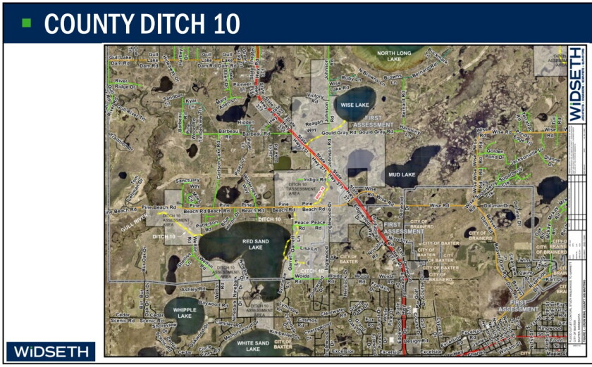 County Ditch Example Baxter looks at ditch system for flood control - Brainerd Dispatch ...