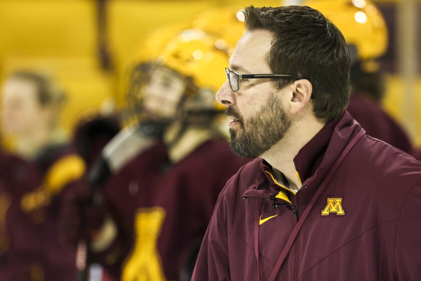 college women's ice hockey practice
