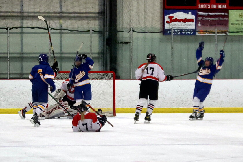 Windom Ice Rink Dockter shot gives Windom late 3-2 win over WHS girls pucksters - The ...