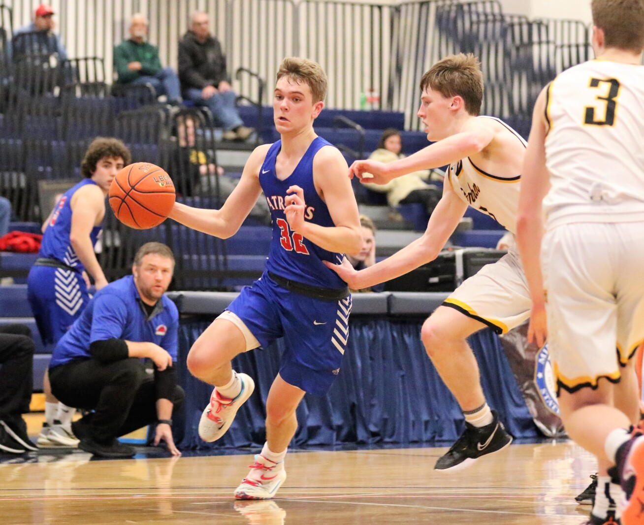 Pequot Lakes vs Minnehaha Redhawks in the Class 2A State Tournament Wednesday, March 23, 2022, at Concordia University in St. Paul.