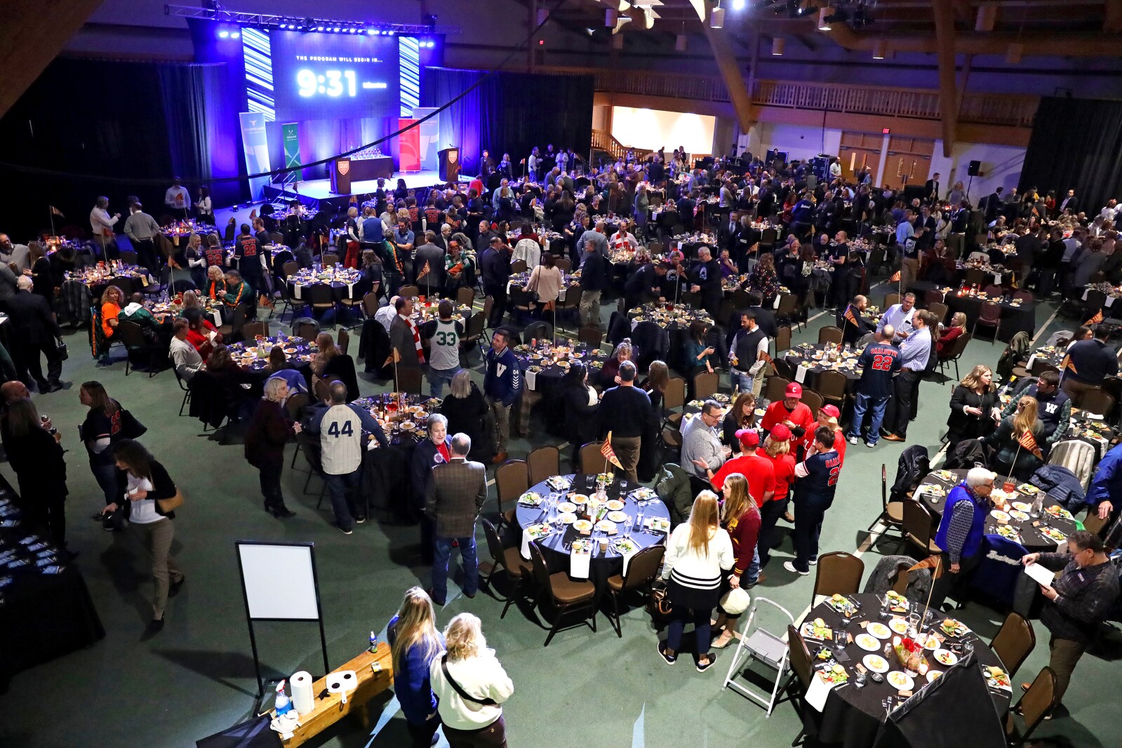 People gather for the ninth-annual Brainerd Lakes Chamber of Commerce Celebration of Excellence award dinner Nov. 17, 2022, at Cragun's Resort on Gull Lake near Brainerd.