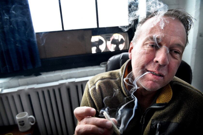 Smoking cannabis is part of Paul Johnson's daily routine.jpg