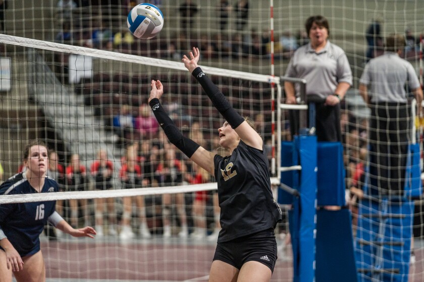Section 1A, 1AA girls volleyball semifinals
