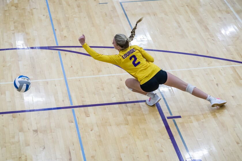 Kasson-Mantorville, Lourdes girls volleyball