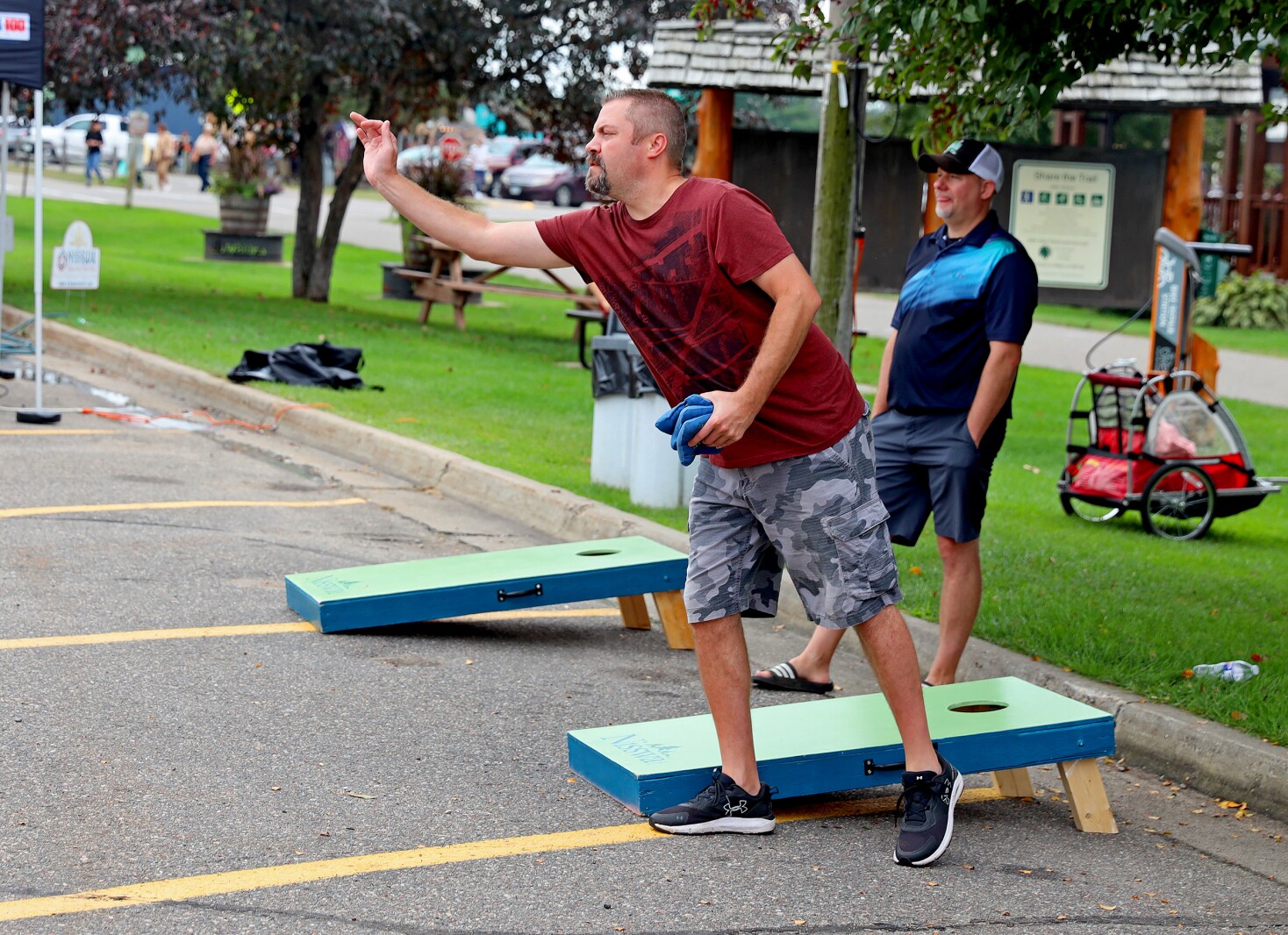 People enjoy the 47th annual Nisswa Fall Festival on Saturday, Sept. 17, 2022.