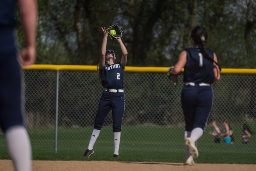 Century, John Marshall softball
