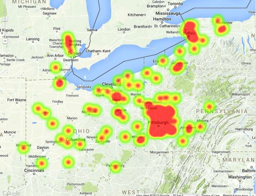 Fireball map