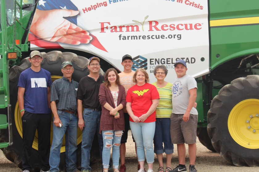 Farm Rescue helps Langdon farmer with cancer harvest his crops - Grand ...