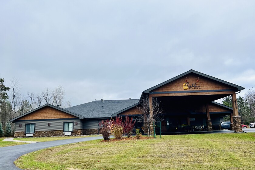 Exterior of the Beehive Homes of Duluth memory care facility.