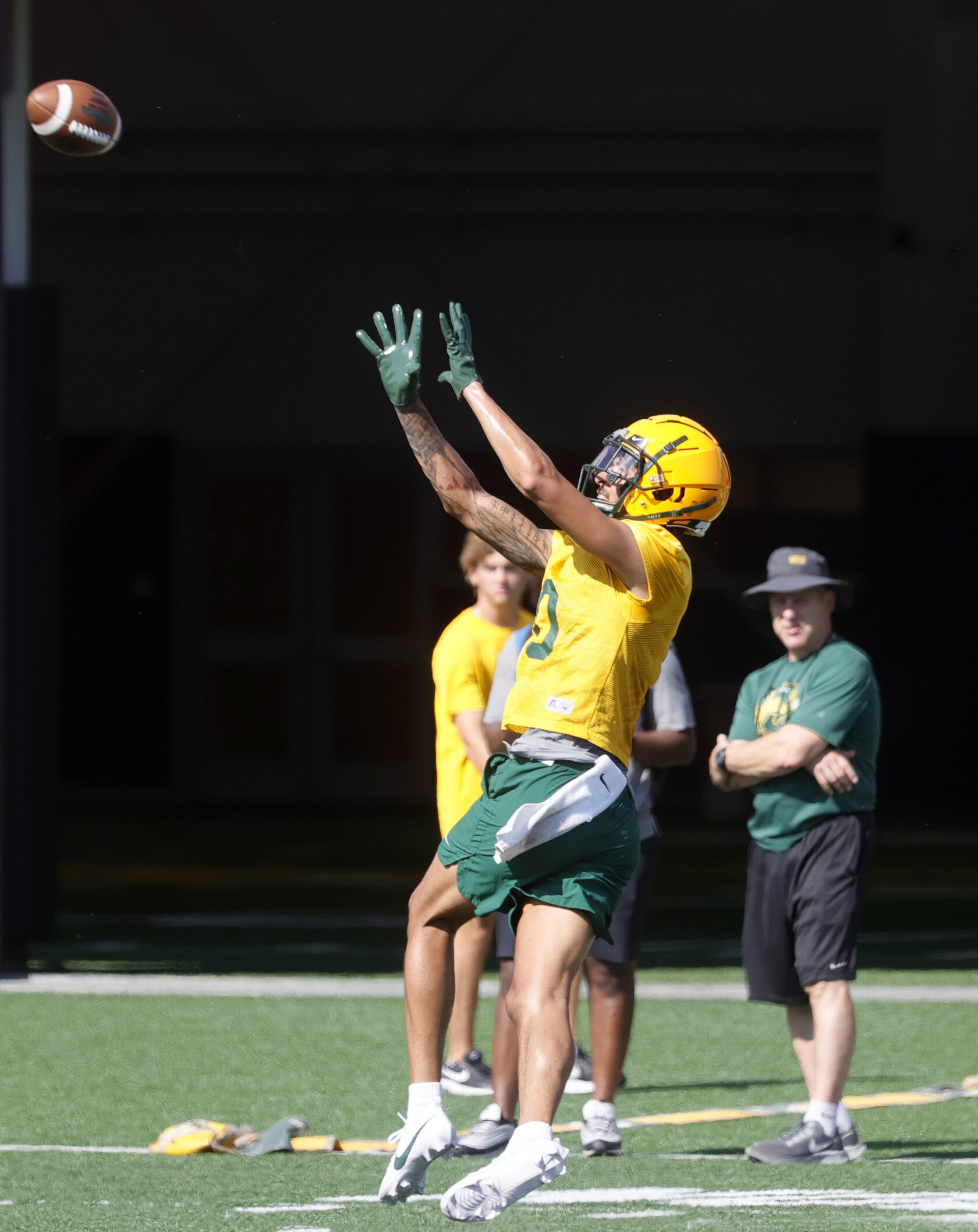 Bison 6-foot-7 receiver Zach Mathis ready to lead, thrive entering his ...