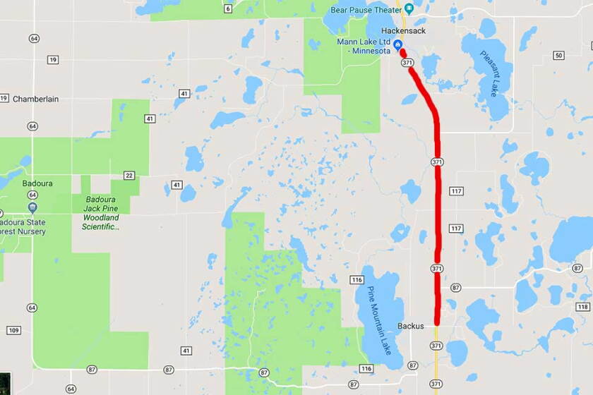 Hackensack Weather Map Cass County Board: Detours set for summer Highway 371 road work ...