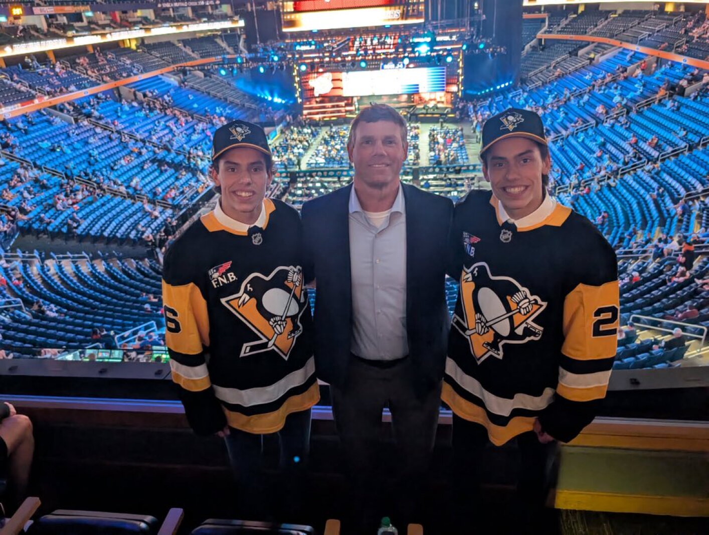 Ruck twins' wishes come true as both are selected by the Pittsburgh Penguins