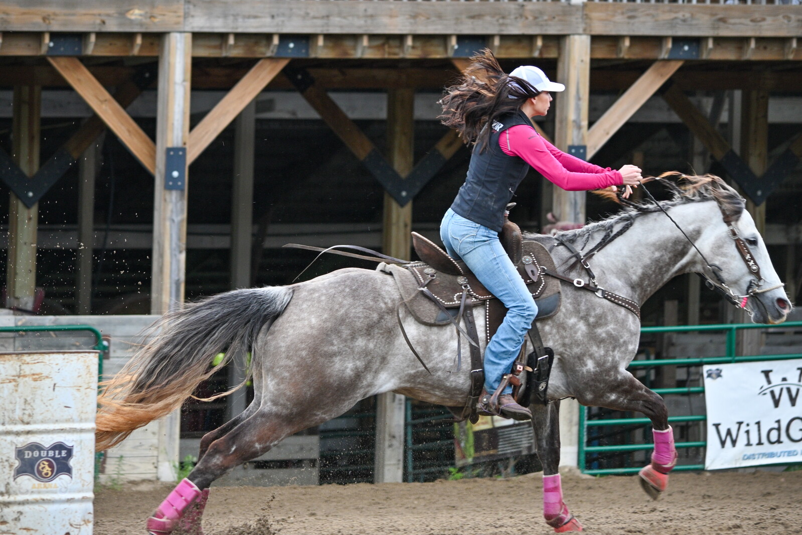 Barrel Racing Double Course Seen around town: Barrel racing series kicks off at Double S Arena in ...