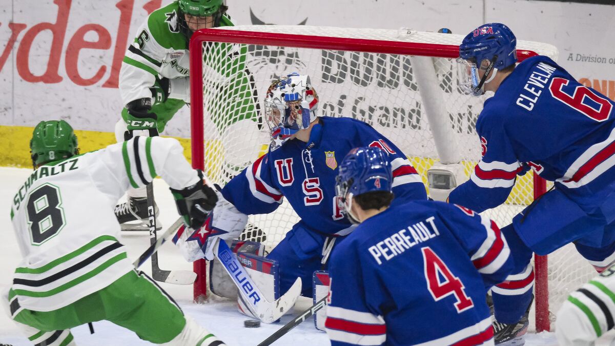 UND men's hockey goalies explain artwork on helmets - Grand Forks Herald