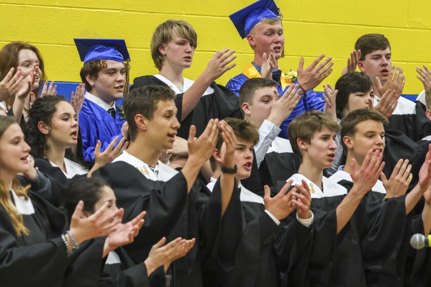 Esko High School holds graduation ceremonies for the Class of 2022