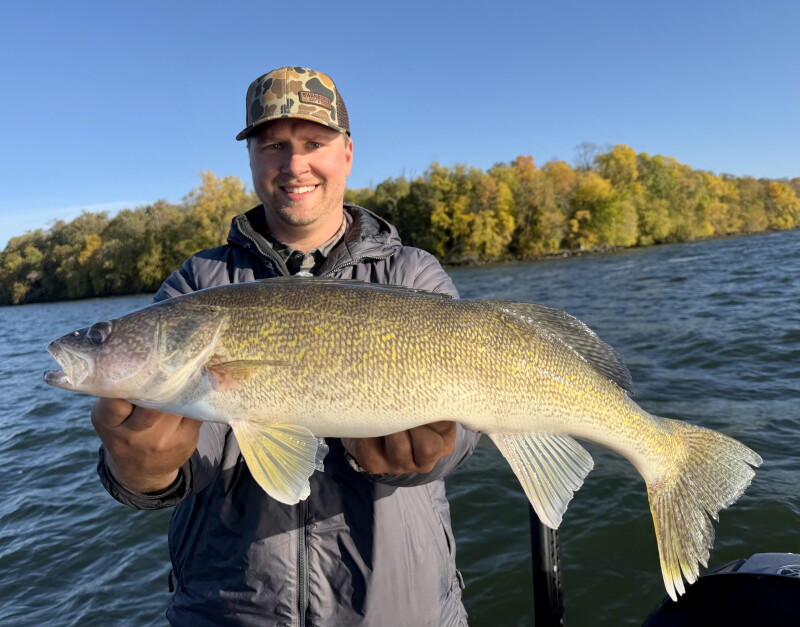 Expert Shares Strategy for Catching Large Fall Walleye