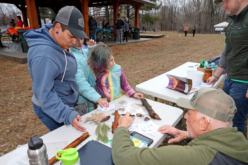 People enjoy nature-based activities during the Earth Day Community Fair Saturday, April 23, 2022, at Rotary Riverside Park in Brainerd.