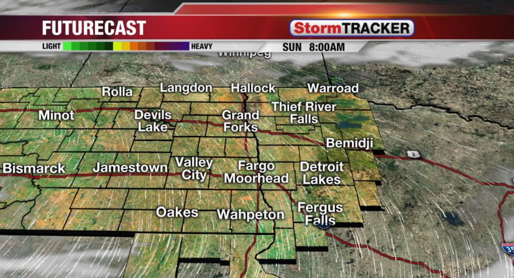 StormTRACKER Sunday Forecast - InForum | Fargo, Moorhead and West Fargo ...
