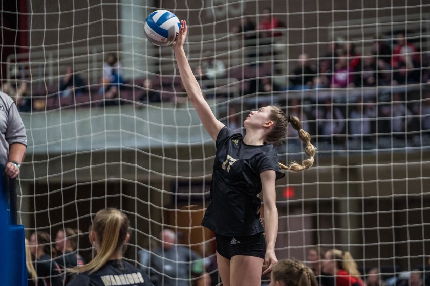 Section 1A, 1AA girls volleyball semifinals