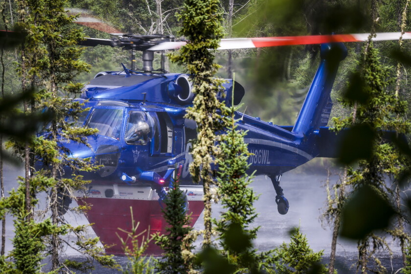wildfire operations and preparations in forest environment
