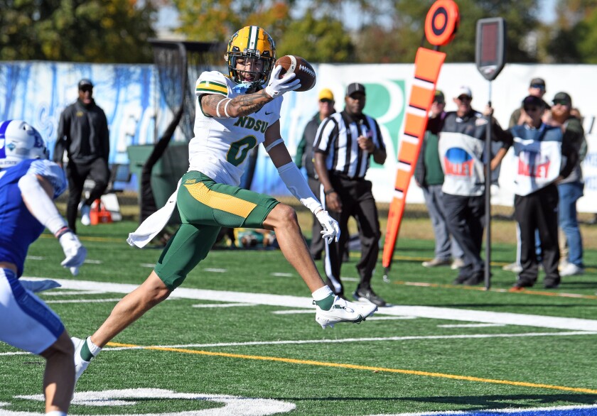 PHOTOS: Scenes from a Bison football road win in Missouri Valley at ...