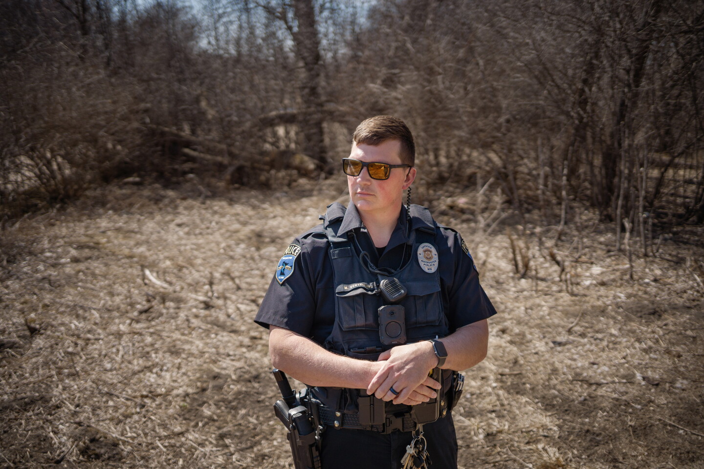 Matthew Rochester Rochester officer awarded for helping a man and his best friend find ...